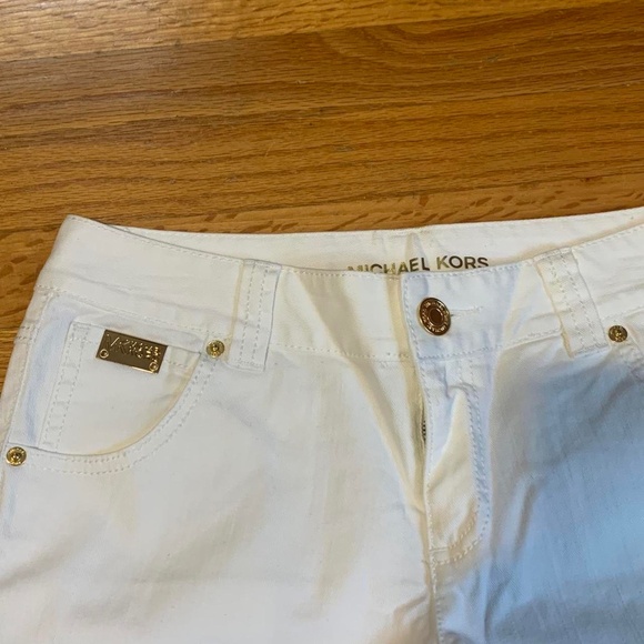 Michael Kors Denim Jeans White Women's Size 6 - Picture 3 of 7